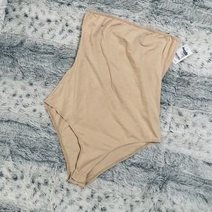 Nude Strapless Bodysuit